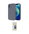 ieg™ iPhone 11 Kılıf Yankı Yansıma Özel Seri - Siyah 6D Mat Seramik Hayalet Nano Ekran Koruyucu