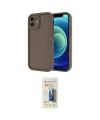 ieg™ iPhone 11 Kılıf Yankı Yansıma Özel Seri - Siyah 6D Mat Seramik Hayalet Nano Ekran Koruyucu