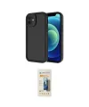 ieg™ iPhone 11 Kılıf Yankı Yansıma Özel Seri - Siyah 6D Mat Seramik Hayalet Nano Ekran Koruyucu