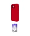ieg™ iPhone 11 Kılıf Yankı Yansıma Özel Seri - Siyah Bilvis 5in1 3D Magic Cam Ekran Koruyucu