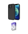 ieg™ iPhone 11 Kılıf Yankı Yansıma Özel Seri - Siyah Bilvis 5in1 3D Magic Cam Ekran Koruyucu