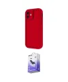 ieg™ iPhone 11 Kılıf Yankı Yansıma Özel Seri - Siyah Bilvis 5in1 5D Magic Hayalet Cam Ekran Koruyucu