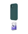 ieg™ iPhone 11 Kılıf Yankı Yansıma Özel Seri - Siyah Bilvis 5in1 5D Magic Hayalet Cam Ekran Koruyucu