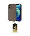 ieg™ iPhone 11 Kılıf Yankı Yansıma Özel Seri - Siyah Buffer Cam Ekran Koruyucu