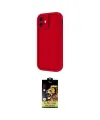 ieg™ iPhone 11 Kılıf Yankı Yansıma Özel Seri - Siyah Buffer Cam Ekran Koruyucu
