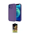 ieg™ iPhone 11 Kılıf Yankı Yansıma Özel Seri - Siyah Buffer Cam Ekran Koruyucu