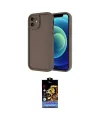 ieg™ iPhone 11 Kılıf Yankı Yansıma Özel Seri - Siyah Buffer Hayalet Cam Ekran Koruyucu