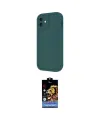 ieg™ iPhone 11 Kılıf Yankı Yansıma Özel Seri - Siyah Buffer Hayalet Cam Ekran Koruyucu