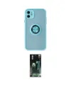 ieg™ iPhone 11 Kılıf Yörünge Çizgi - Şeffaf 360 Full Body Arka Koruyucu