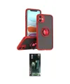 ieg™ iPhone 11 Kılıf Yörünge Çizgi - Şeffaf 360 Full Body Arka Koruyucu