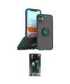 ieg™ iPhone 11 Kılıf Yörünge Çizgi - Şeffaf 360 Full Body Arka Koruyucu