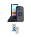 ieg™ iPhone 11 Kılıf Yörünge Çizgi - Şeffaf Royal Nano Ekran Koruyucu