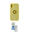 ieg™ iPhone 11 Kılıf Yörünge Çizgi - Şeffaf Royal Nano Ekran Koruyucu