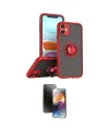 ieg™ iPhone 11 Kılıf Yörünge Çizgi - Siyah 3D Antistatik Mat Seramik Nano Ekran Koruyucu
