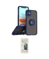 ieg™ iPhone 11 Kılıf Yörünge Çizgi - Siyah 6D Mat Seramik Hayalet Nano Ekran Koruyucu