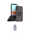 ieg™ iPhone 11 Kılıf Yörünge Çizgi - Siyah Joko Magic 5D Cam