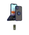 ieg™ iPhone 11 Kılıf Yörünge Çizgi - Siyah Joko Magic 5D Hayalet Cam