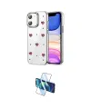ieg™ iPhone 11 Kılıf Yörünge Form - Siyah 3D Antistatik Seramik Nano Ekran Koruyucu