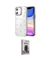 ieg™ iPhone 11 Kılıf Yörünge Form - Siyah Bilvis Hayalet Cam Ekran Koruyucu