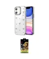 ieg™ iPhone 11 Kılıf Yörünge Form - Siyah Buffer Cam Ekran Koruyucu