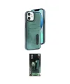 ieg™ iPhone 11 Kılıf Yörünge Işık Serisi - Siyah 360 Mat Full Body Arka Koruyucu