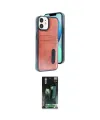 ieg™ iPhone 11 Kılıf Yörünge Işık Serisi - Siyah 360 Mat Full Body Arka Koruyucu