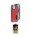 ieg™ iPhone 11 Kılıf Yörünge Işık Serisi - Siyah Buffer Cam Ekran Koruyucu