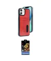 ieg™ iPhone 11 Kılıf Yörünge Işık Serisi - Siyah Buffer Hayalet Cam Ekran Koruyucu
