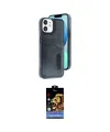 ieg™ iPhone 11 Kılıf Yörünge Işık Serisi - Siyah Buffer Hayalet Cam Ekran Koruyucu