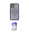 ieg™ iPhone 11 Kılıf Zirve Doku Prime - Siyah Bilvis 5in1 3D Magic Cam Ekran Koruyucu