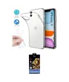 ieg™ iPhone 11 Kılıf Zirve Doku - Siyah Buffer Hayalet Cam Ekran Koruyucu