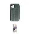 ieg™ iPhone 11 Kılıf Zirve Yansıma Serisi - Siyah Bilvis 3D Mat Cam Ekran Koruyucu