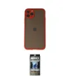 ieg™ iPhone 11 Pro Kılıf Ahenk Çizgi Serisi - Siyah 34D Hayalet Izgaralı Cam