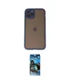 ieg™ iPhone 11 Pro Kılıf Ahenk Çizgi Serisi - Siyah 34D Izgaralı Cam