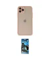 ieg™ iPhone 11 Pro Kılıf Ahenk Çizgi Serisi - Siyah 34D Izgaralı Cam