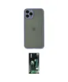ieg™ iPhone 11 Pro Kılıf Ahenk Çizgi Serisi - Siyah 360 Mat Full Body Arka Koruyucu