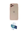 ieg™ iPhone 11 Pro Kılıf Ahenk Çizgi Serisi - Siyah 3D Antistatik Cam Ekran Koruyucu