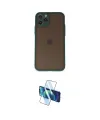 ieg™ iPhone 11 Pro Kılıf Ahenk Çizgi Serisi - Siyah 3D Antistatik Cam Ekran Koruyucu