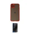 ieg™ iPhone 11 Pro Kılıf Ahenk Çizgi Serisi - Siyah 3D Antistatik Hayalet Cam Ekran Koruyucu