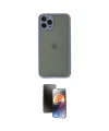 ieg™ iPhone 11 Pro Kılıf Ahenk Çizgi Serisi - Siyah 3D Antistatik Mat Seramik Nano Ekran Koruyucu