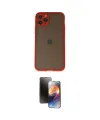 ieg™ iPhone 11 Pro Kılıf Ahenk Çizgi Serisi - Siyah 3D Antistatik Mat Seramik Nano Ekran Koruyucu