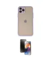 ieg™ iPhone 11 Pro Kılıf Ahenk Çizgi Serisi - Siyah 3D Antistatik Mat Seramik Nano Ekran Koruyucu