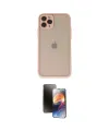 ieg™ iPhone 11 Pro Kılıf Ahenk Çizgi Serisi - Siyah 3D Antistatik Mat Seramik Nano Ekran Koruyucu