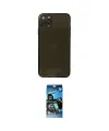 ieg™ iPhone 11 Pro Kılıf Ahenk Doku - Siyah 34D Izgaralı Cam