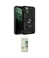ieg™ iPhone 11 Pro Kılıf Ahenk Klasik Koleksiyonu - Siyah 20D Premium Cam Ekran Koruyucu