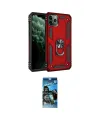 ieg™ iPhone 11 Pro Kılıf Ahenk Klasik Koleksiyonu - Siyah 34D Izgaralı Cam