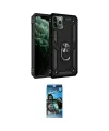 ieg™ iPhone 11 Pro Kılıf Ahenk Klasik Koleksiyonu - Siyah 34D Izgaralı Cam