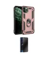 ieg™ iPhone 11 Pro Kılıf Ahenk Klasik Koleksiyonu - Siyah 3D Antistatik Hayalet Cam Ekran Koruyucu