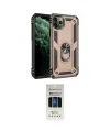 ieg™ iPhone 11 Pro Kılıf Ahenk Klasik Koleksiyonu - Siyah 5D Hayalet Cam Ekran Koruyucu