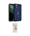 ieg™ iPhone 11 Pro Kılıf Ahenk Klasik Koleksiyonu - Siyah Mat Seramik Nano Ekran Koruyucu